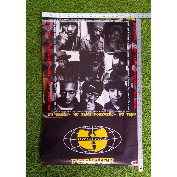WU-TANG CLAN WU-TANG Forever Vintage 1997 22.5 X 34.5" Rare Official Poster NOS - Picture 9 of 9